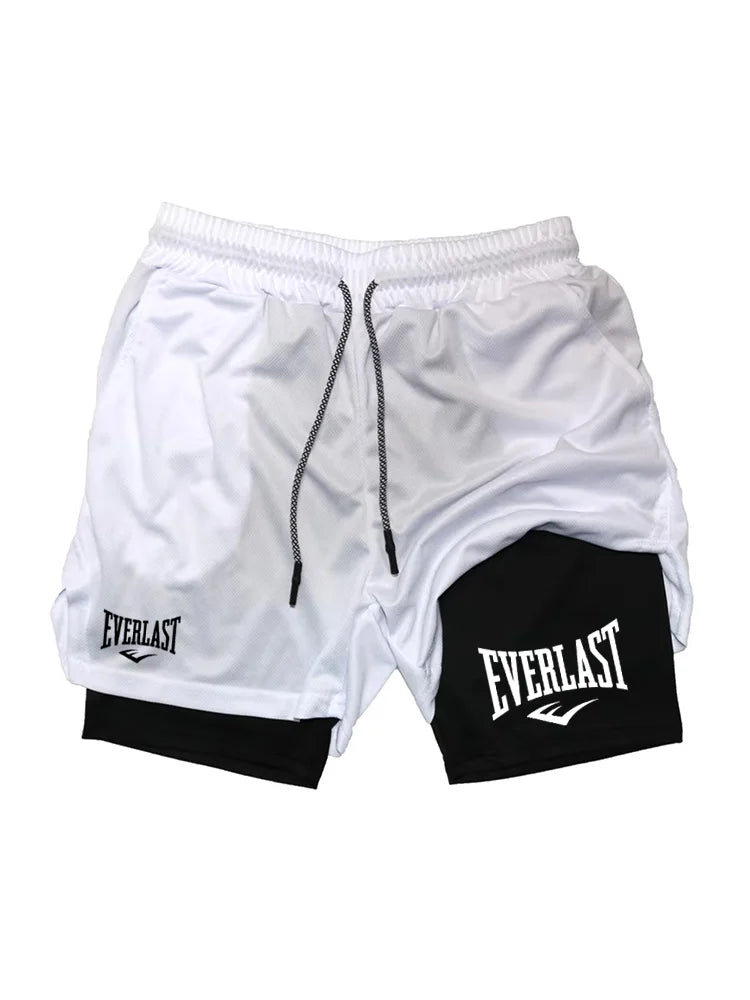 Men Running Shorts  Double-deck