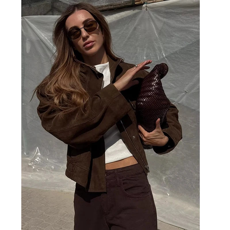 Women's Autumn Jackets  Big Pocket Street Chic Coats