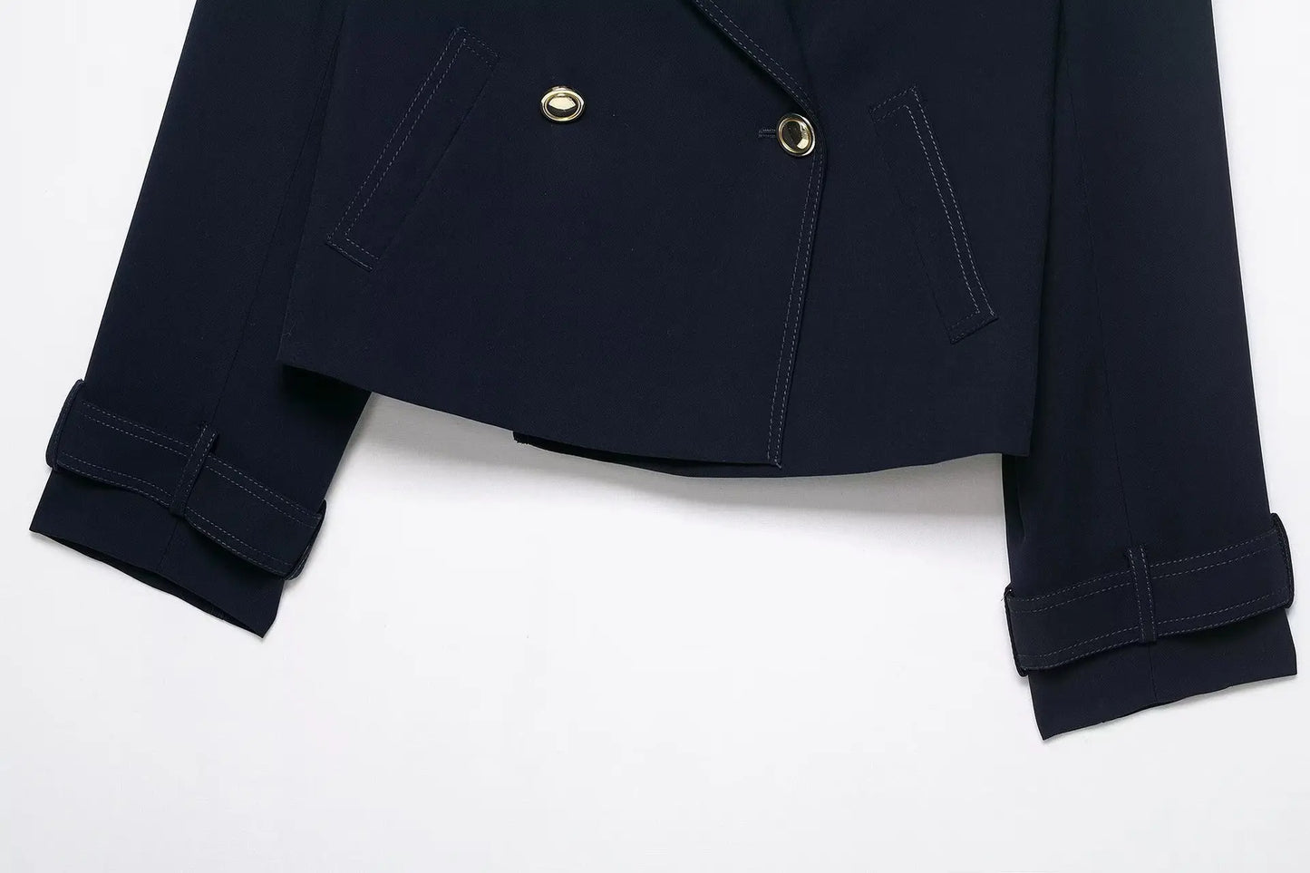 Women's Fashion Coats Solid Turn-Down Collar Long Sleeves Pockets