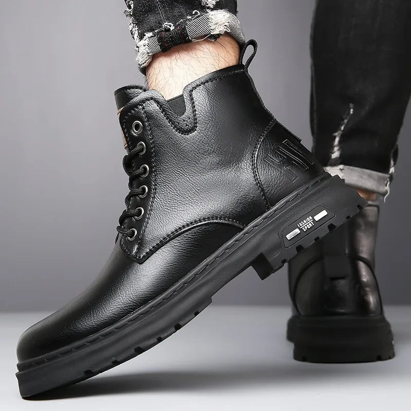 Men's shoes  high top casual boots