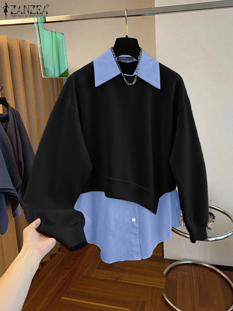 Stylish Women Sweatshirts Hoodies Casual Long Sleeve Tops