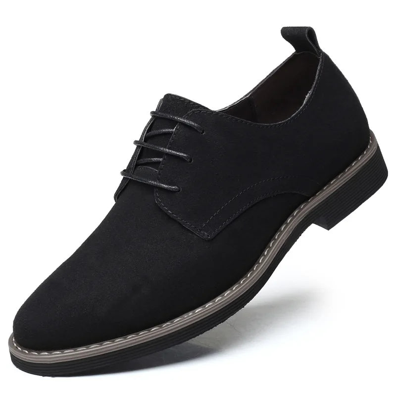 Men Casual Shoes Men's Suede Shoe Lace Up