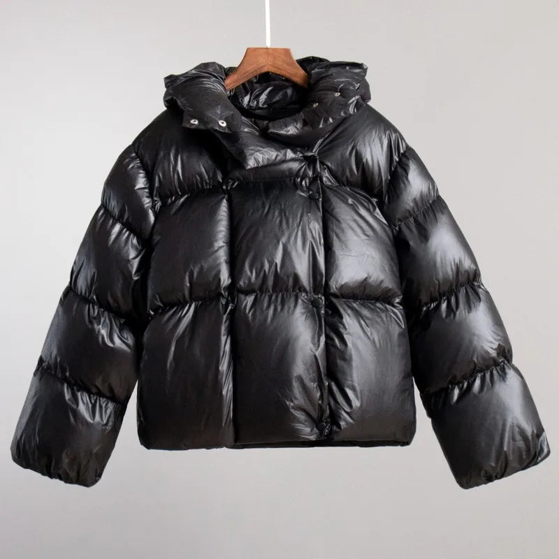Women's Loose Parkas Coat Vintage Bread Outwear