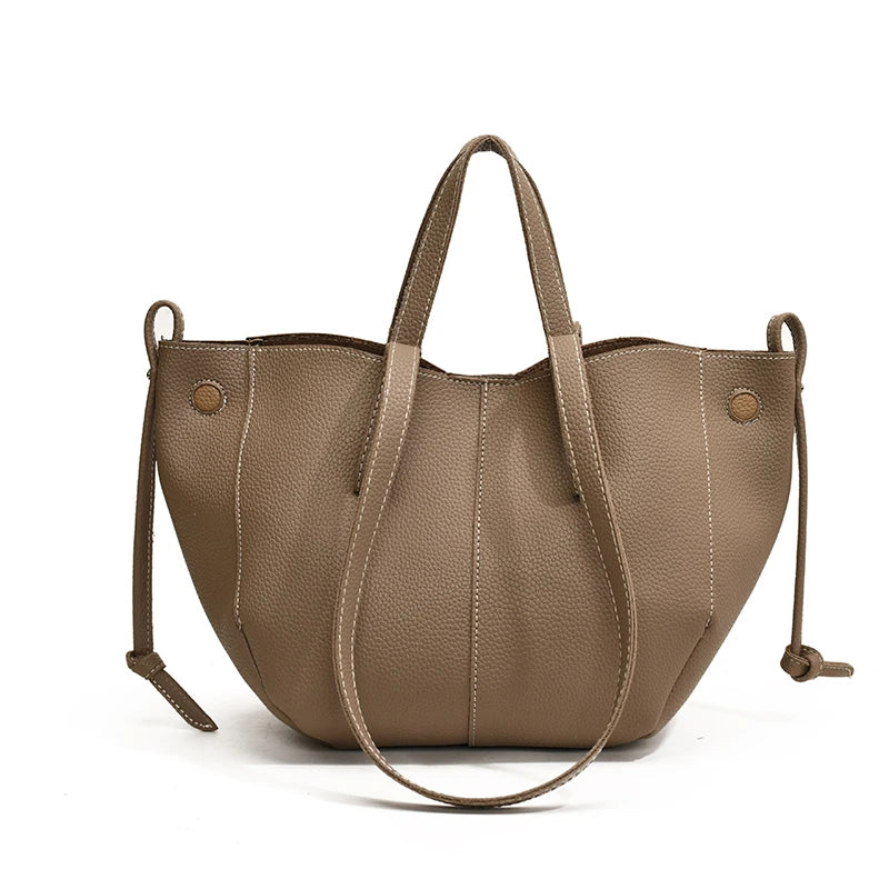 Vintage Shoulder Bags for Women PU Leather Tote Underarm Bags