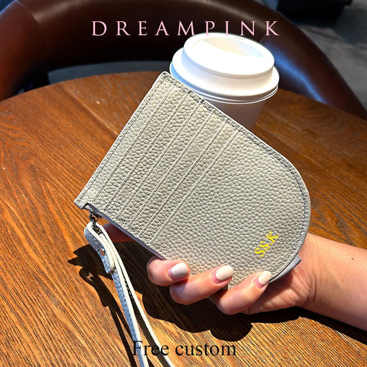 Luxury Design Women Wallet Personalized Initials Card Holder