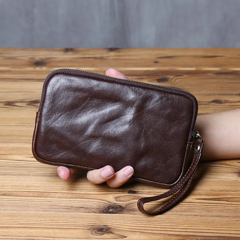 Vintage Genuine Leather Wallet for Men and Women