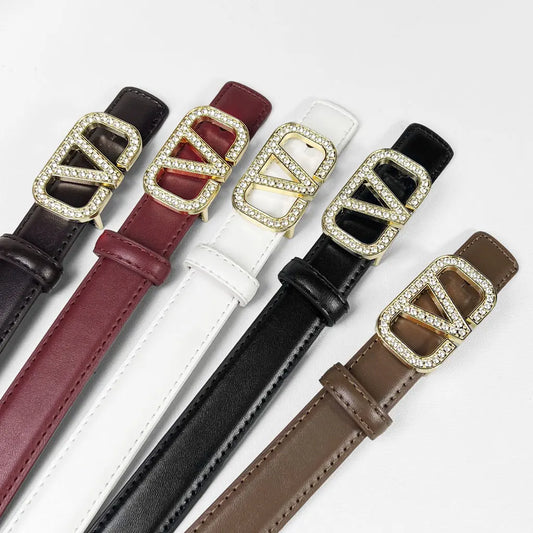 Women's belt new slim fit paired with jeans and skirt design
