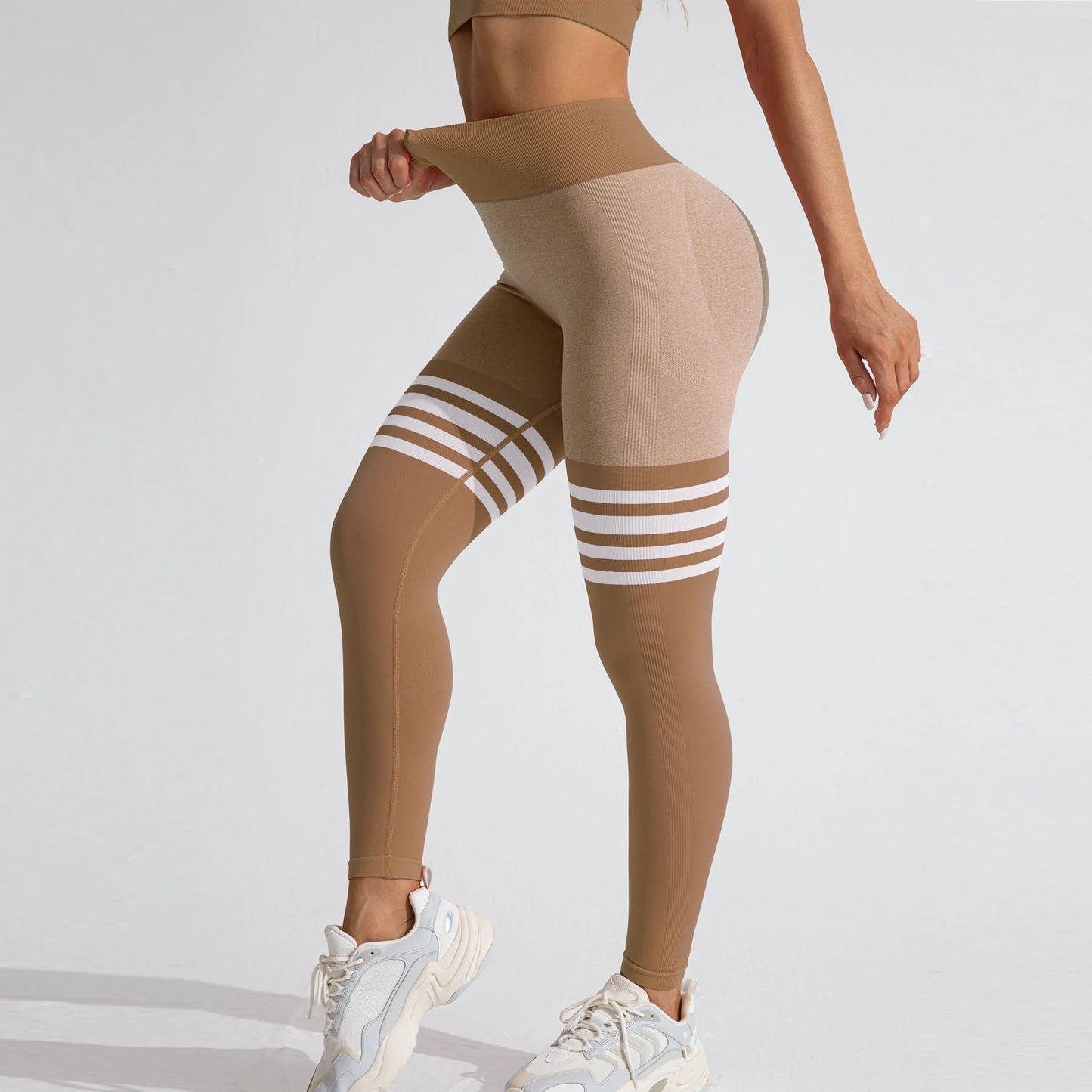 Women V Back  Fitness Athletic Workout Elastic Legging