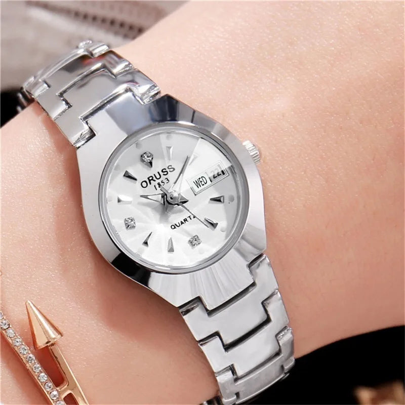 women's  atmospheric dual calendar watch
