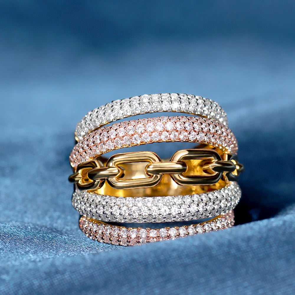 Fashion Vintage Multilayer Lady's Rings