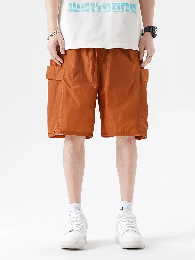Men's shorts for summer with embroidered letters