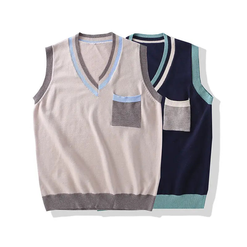 Men Knit Sweater Vest sweater