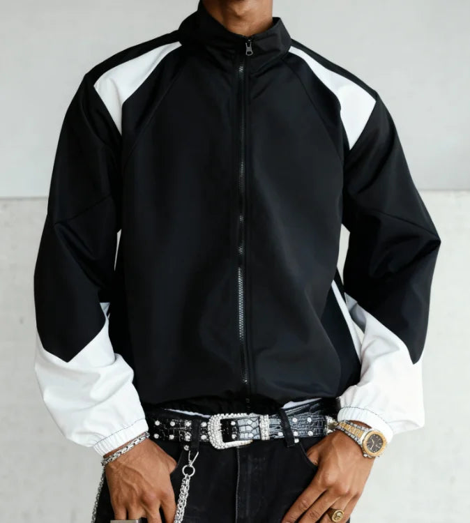 Men's color-blocked jacket