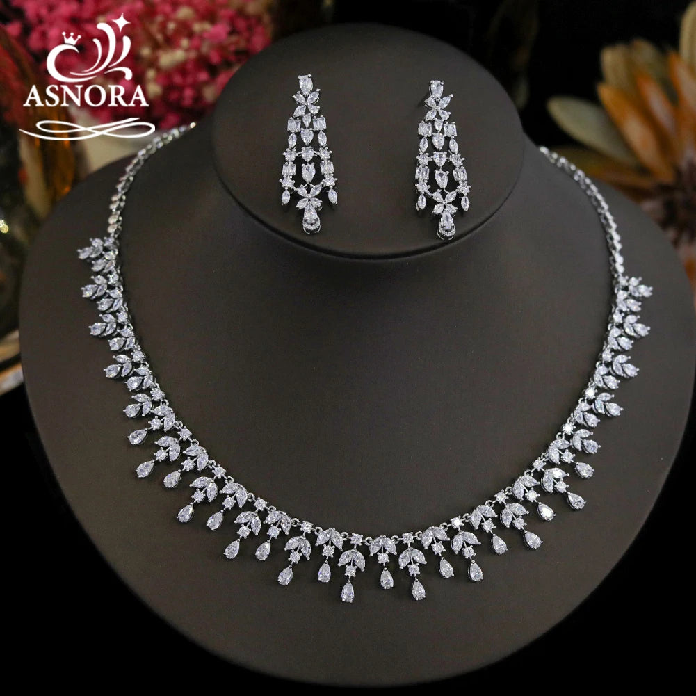 2pcs Women Necklace Earring Women's Jewelry Set