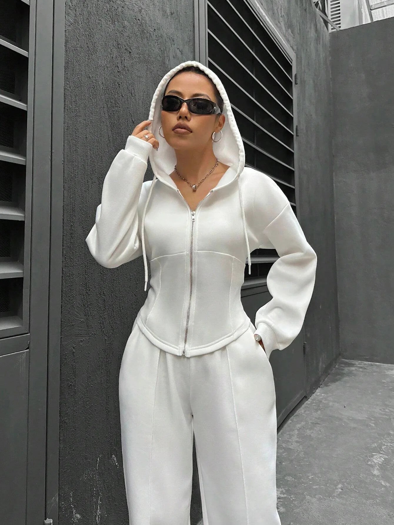 Sweatshirt Two-piece Set Women's Casual Sports Suit