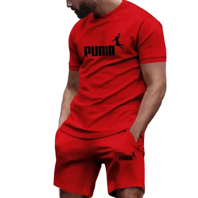 Summer Men's Sets  Tracksuit Short Sleeve