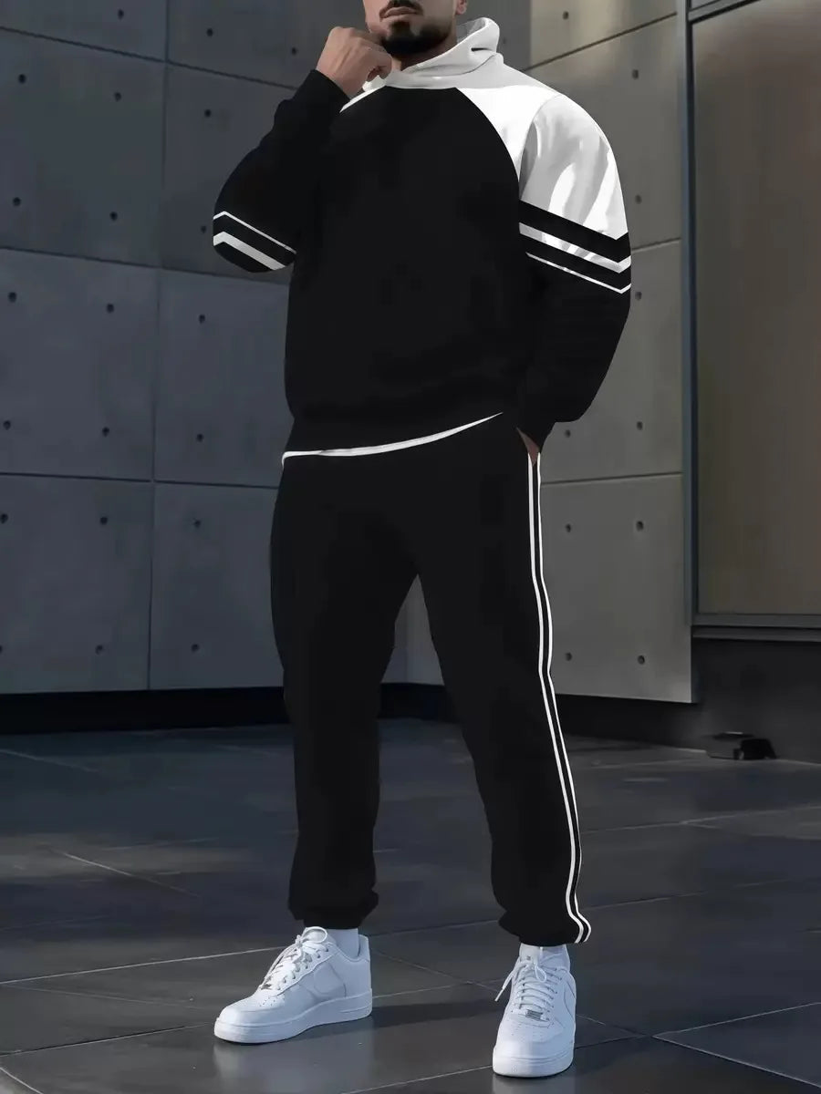 The New Men's Set for Spring and Autumn Casual Fashionable Comfortable and Soft