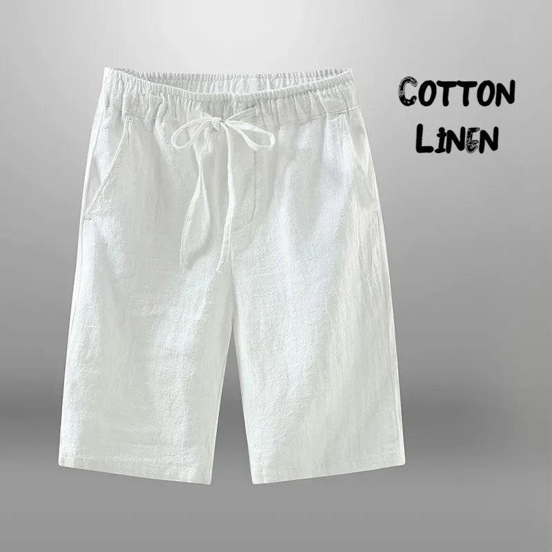 Shorts for Men Cotton Linen