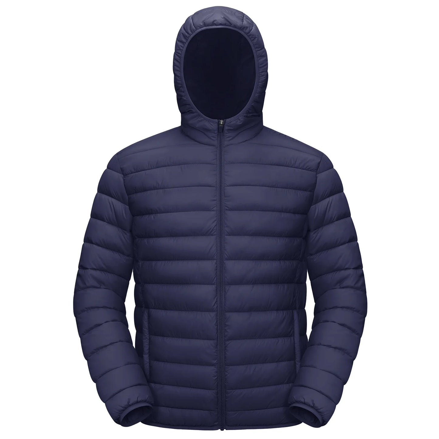 TACVASEN Lightweight Puffer Jackets Mens Water-Repellent Hooded Quilted Jacket