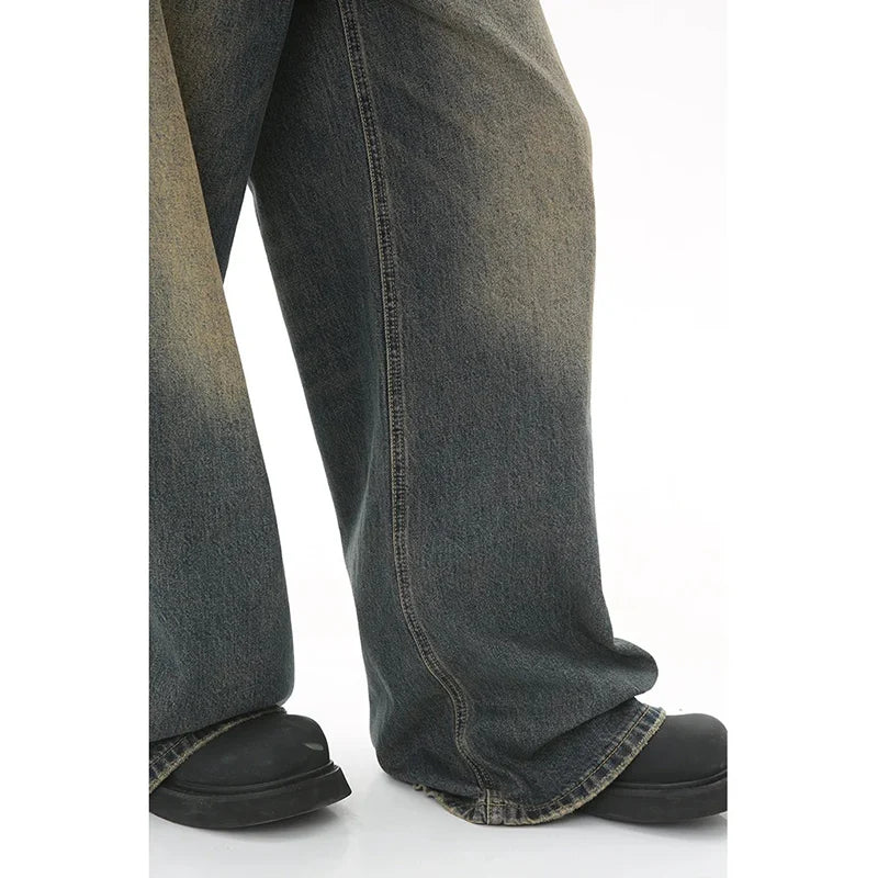 Men's Baggy Straight Leg Wide Leg Jeans