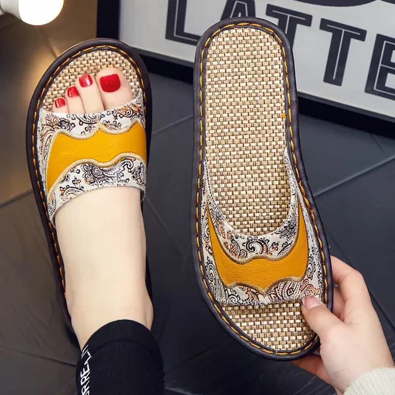 Slides Shoes For Women Flat Pink Sandals