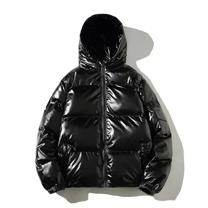 Men and Women Parkar Warmth Thickened Waterproof Puffer Jacket