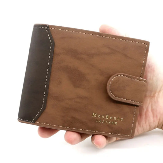 Men's Wallet with Hasp Business Card Holder