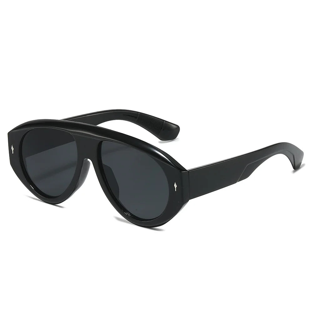 Women's Vintage Oversize Square Computer Glasses Anti-Blue Light