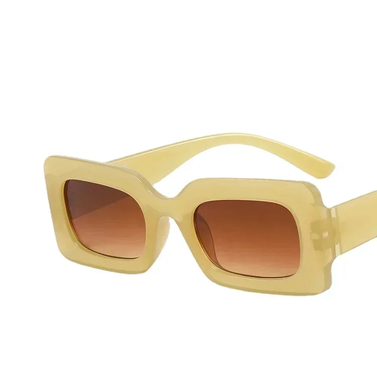 Women's Sunglasses Vintage Rectangle Frame  Glasses