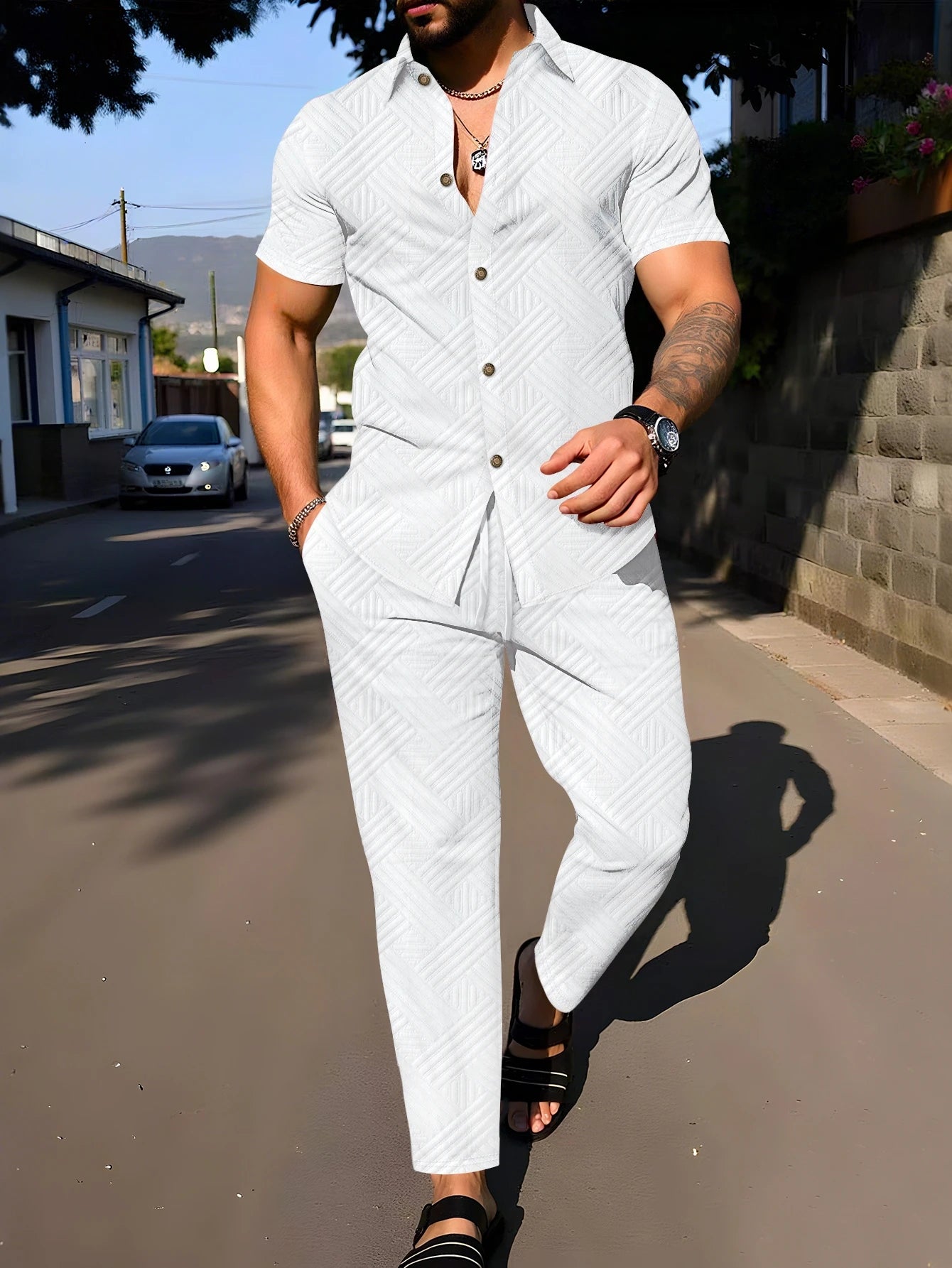 Men's Summer Streetwear 2 Piece Set