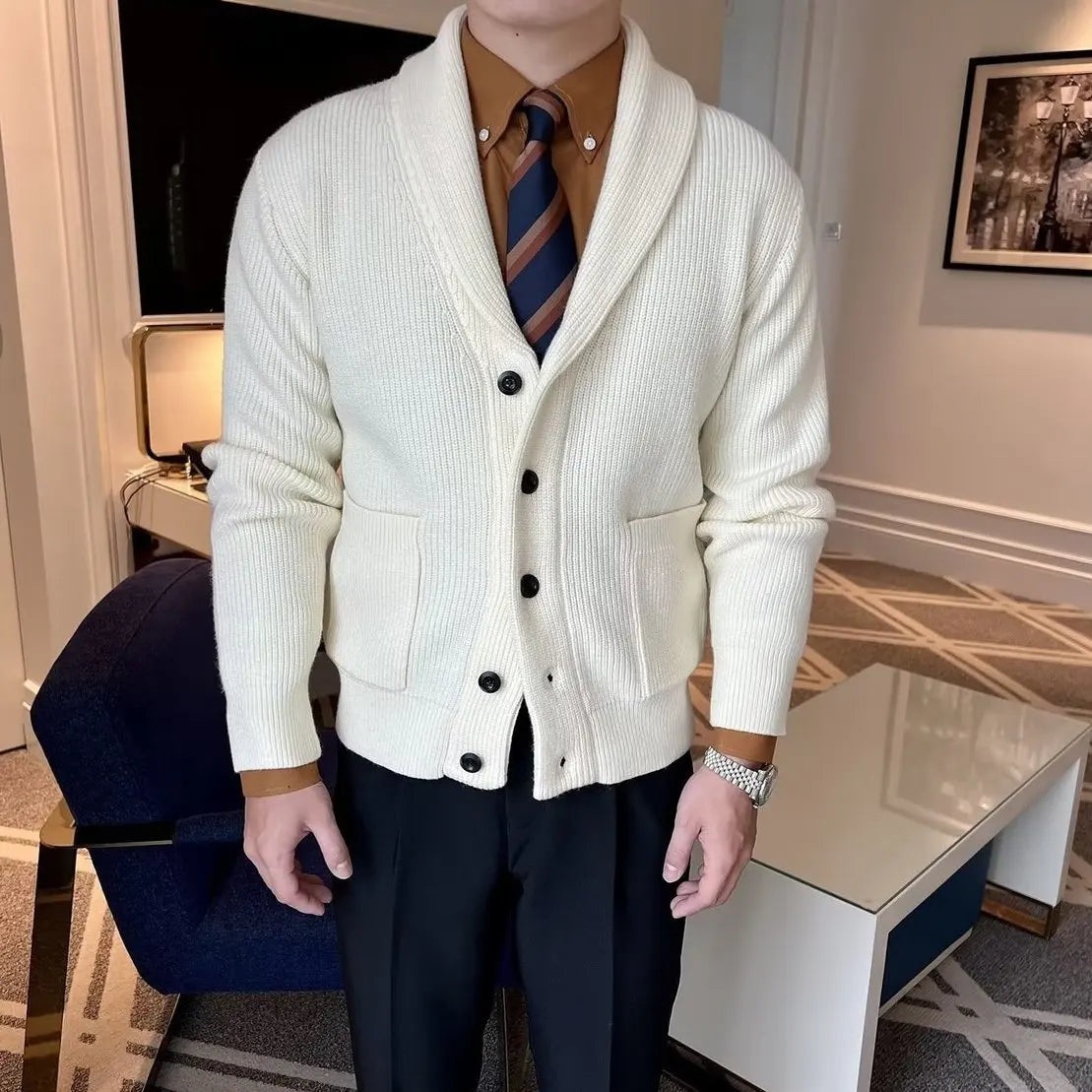 Cardigan Jacket V Neck Coat Knit Sweater