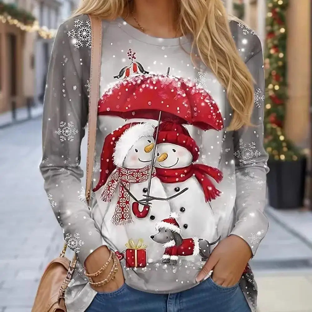 Women Sweatshirt Designer Round Neck Long Sleeve