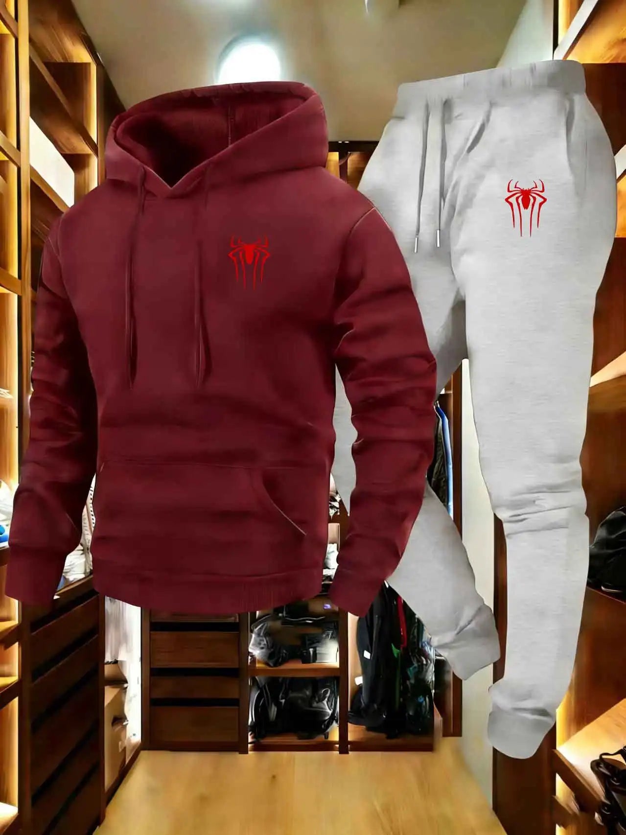 Fashionable men's sportswear set  spring  Autumn