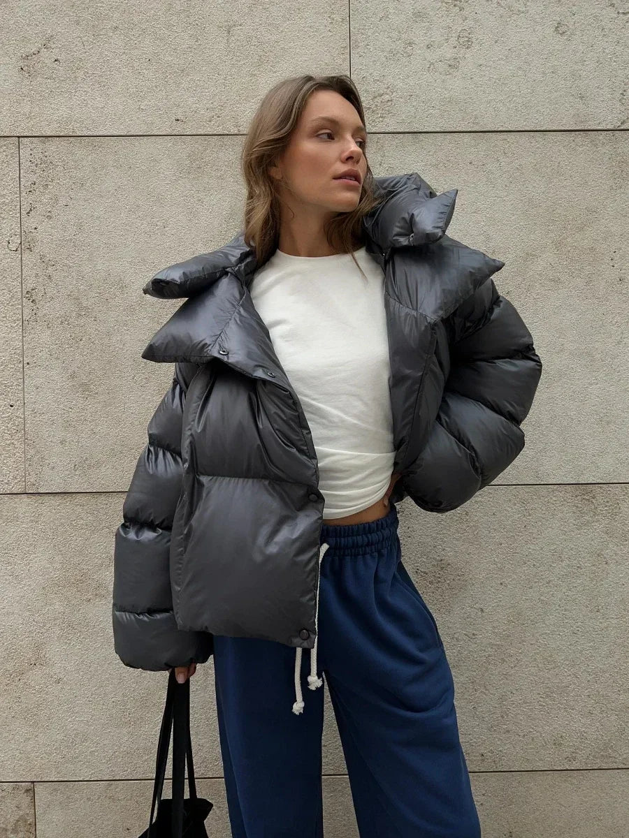Wolfeel Winter Warm Cotton Puffer Jackets