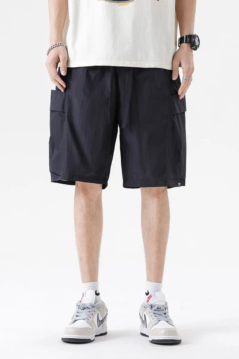 Men's shorts for summer with embroidered letters