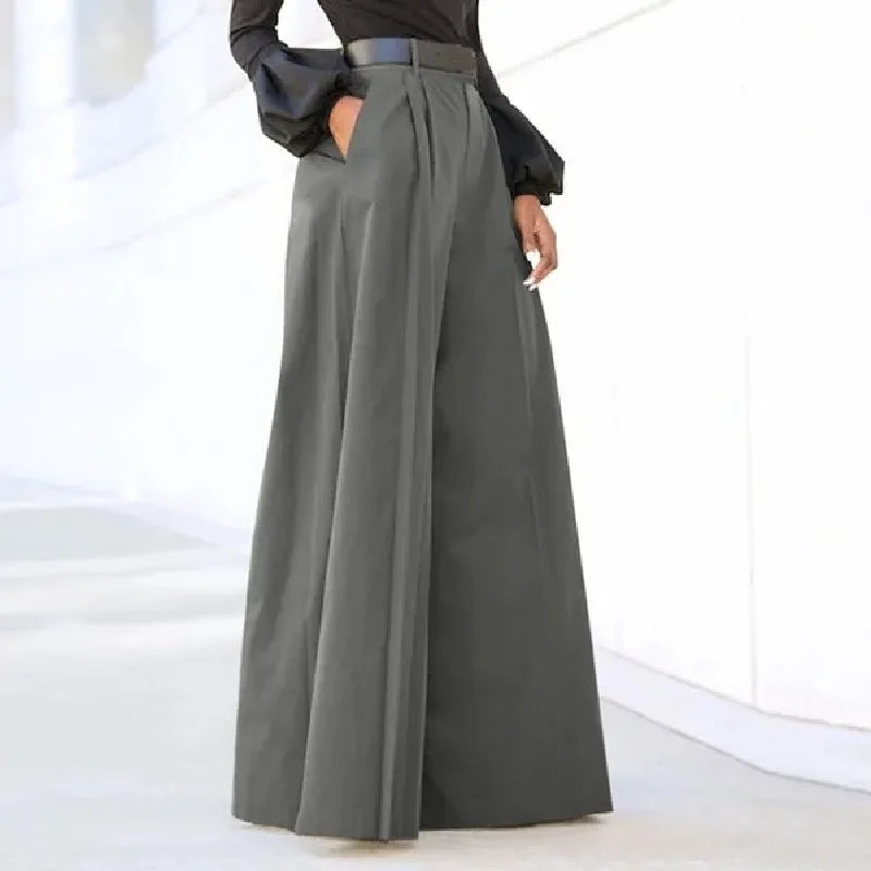 Wide Leg Pants For Women Pants  Linen Comfy Baggy Trousers With VêTements Femme