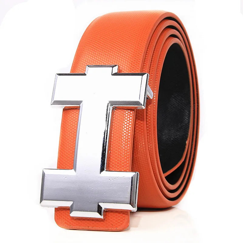 Luxury Designer Brand Belts Men Youth High Quality Leather