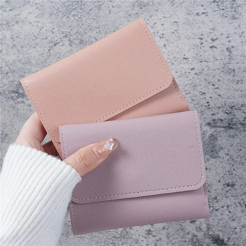 New Cute Wallets for Women Small Hasp Girl Credit Card Holder