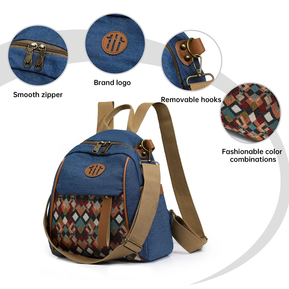 Women's Bags Crossbody  Single Shoulder Small Square Bag