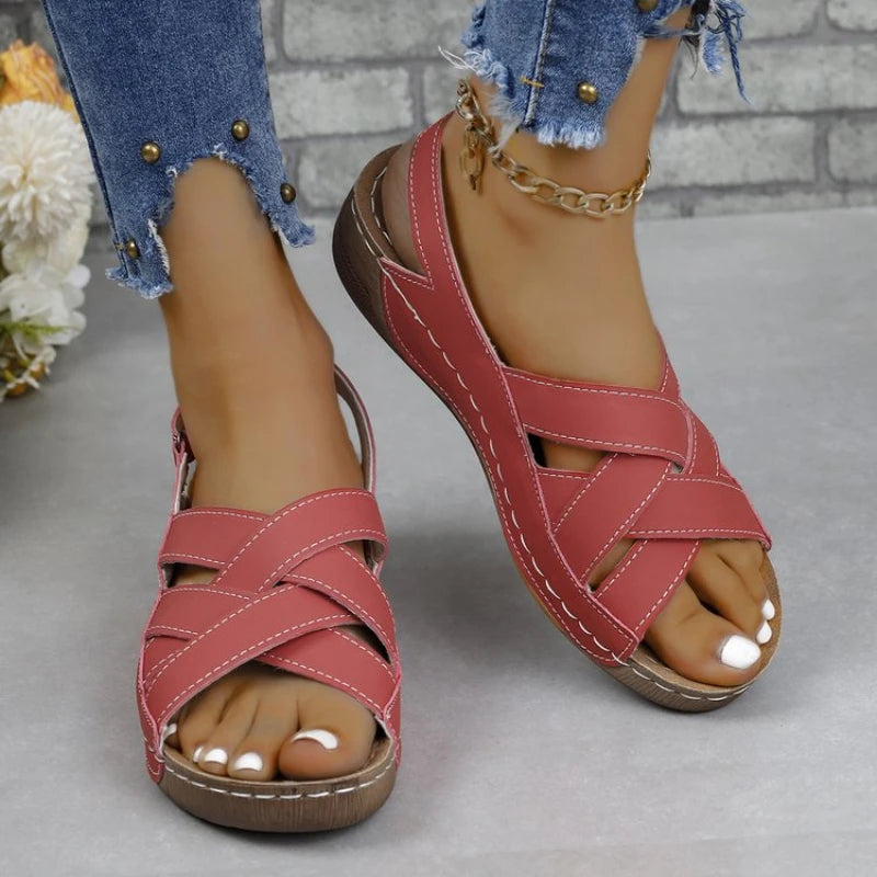Woman Shoes Sandals Summer Party Walking Shoes Non-Slip Sandals