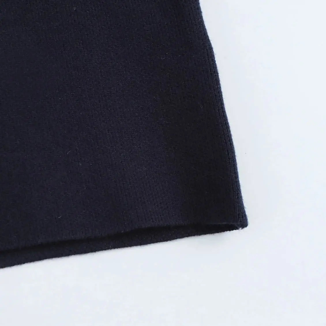 Women Black Cropped Coat  Casual Elegant Coat