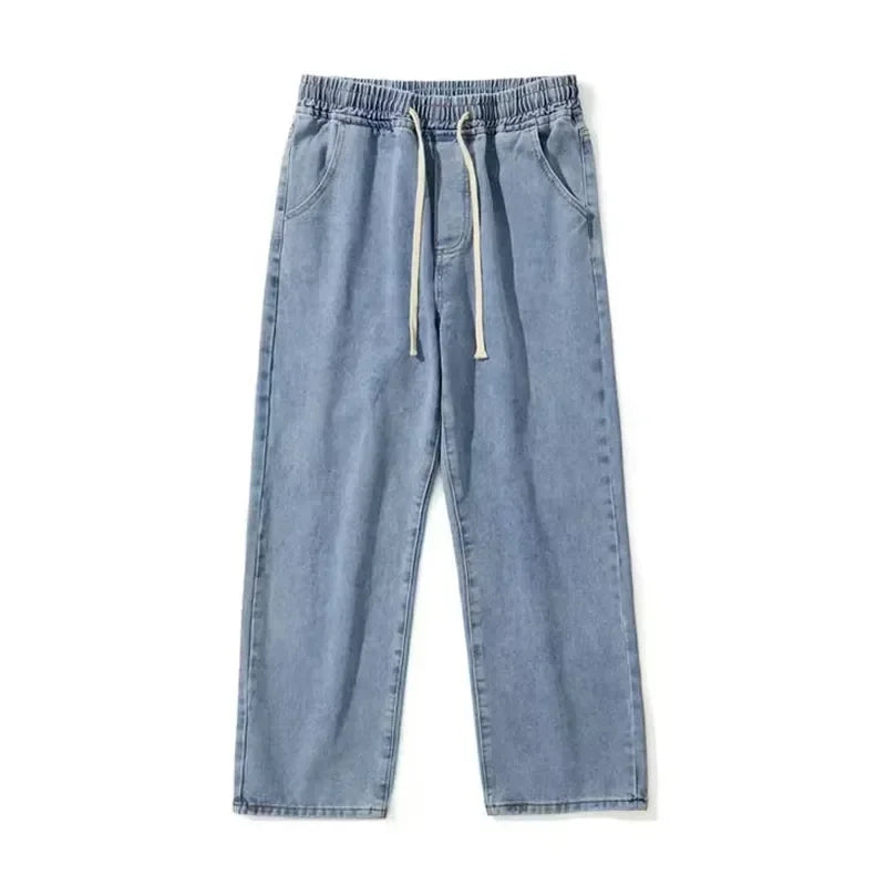 Jeans Men Wide Leg Cargo Pants Streetwear Baggy Men Korean Fashion Loose Straight