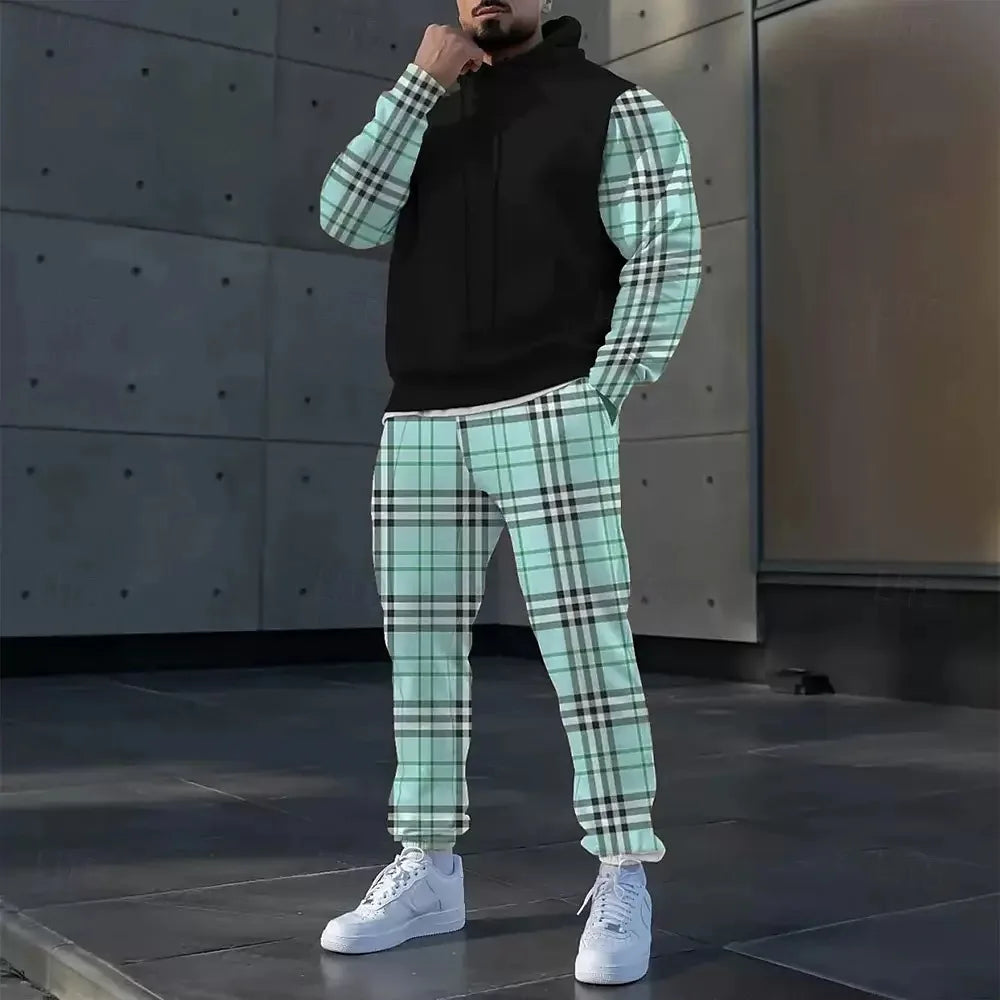 The New Men's Set for Spring and Autumn Casual Fashionable Comfortable and Soft