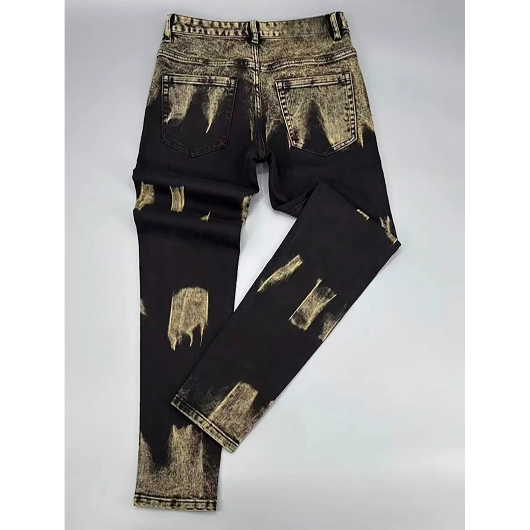 men's jeans, trendy brand, high street, gradient