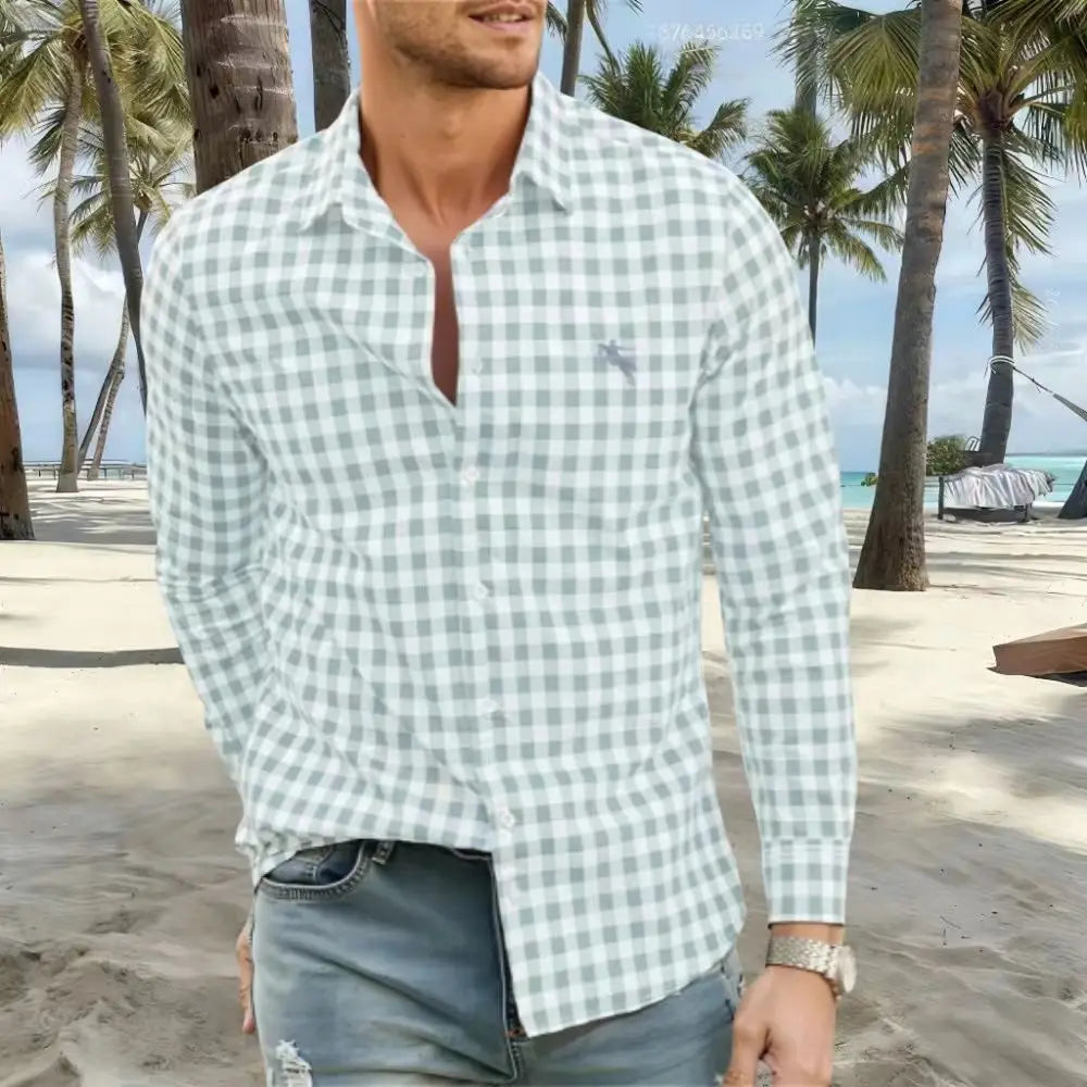 men's shirts striped and checked