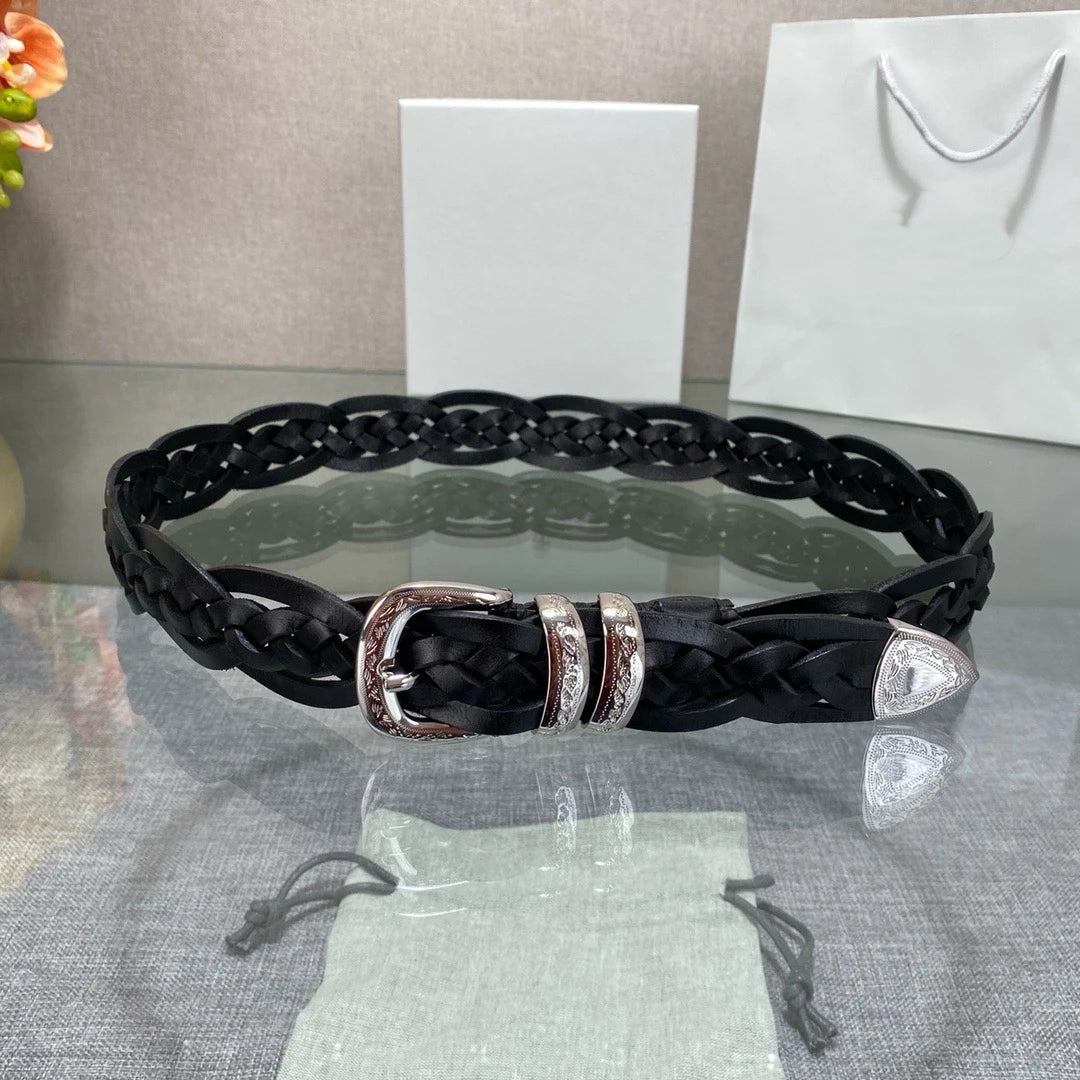New Luxury Brand Belts for Men Smooth Metal Buckle Male Strap Genuine  belt