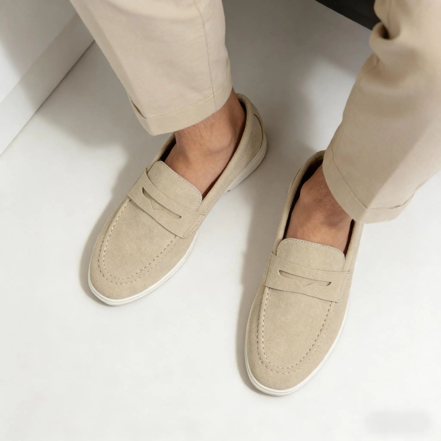 Men Loafers Breathable Fashion Summer Comfortable Men Cause Shoes