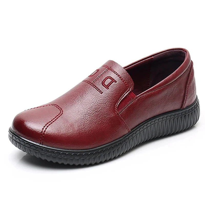 woman casual walking shoes grandma ladies comfort moccasins
