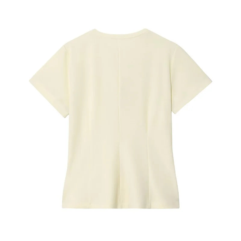 Fashion Fitness Tops for Women Short Sleeves