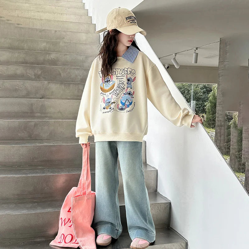 Children Sweatshirt for Girls New Polo Sweatshirts